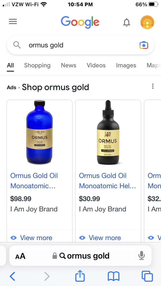 iamjoybrand's tweet photo. We’re now ranked #1 on Google for #Ormus Gold 🥇 https://t.co/wMALSlrmpf