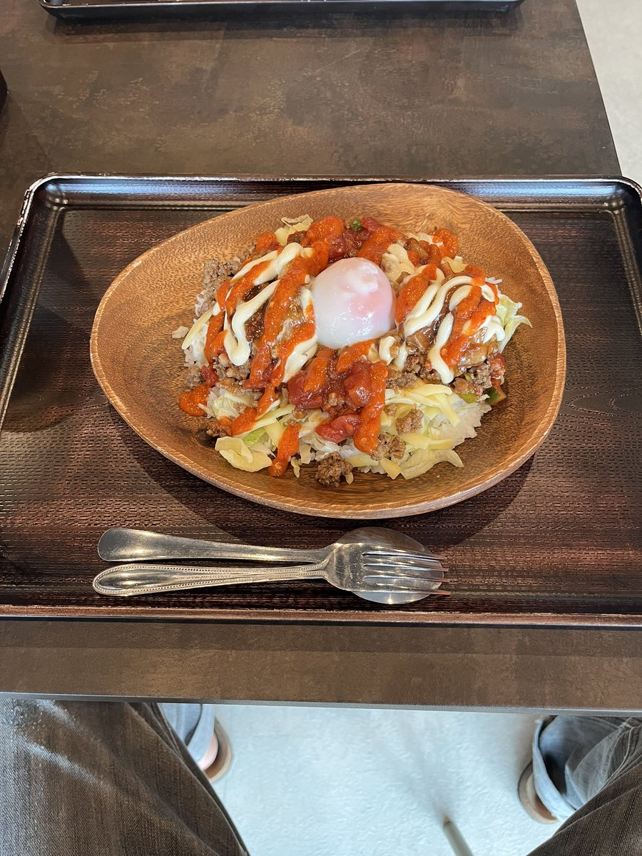 rxi3b's tweet photo. 今日のお昼はここ😃
タコライス😃 https://t.co/LuNNUZN0t1