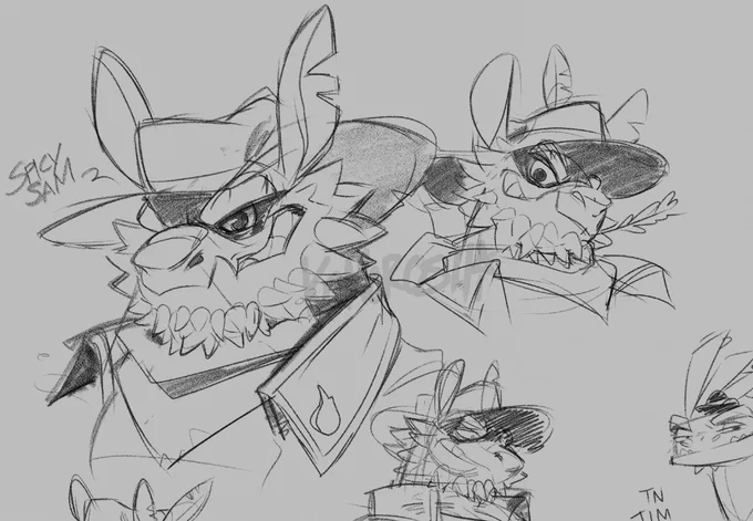 Dragon OCs, Spicy Sam and TN Tim 