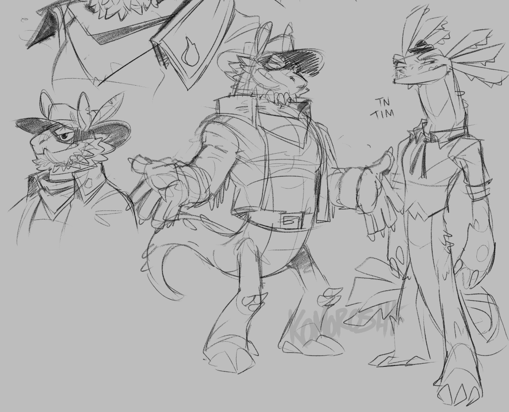 Dragon OCs, Spicy Sam and TN Tim 