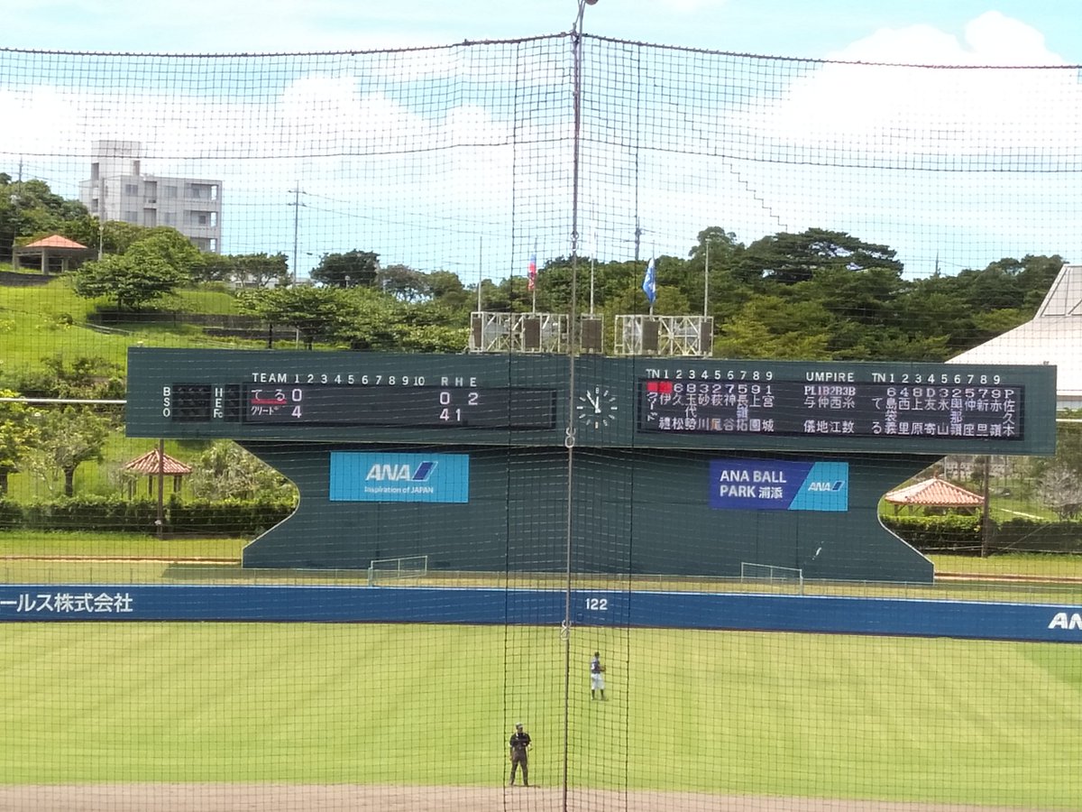 kimidoriiro6's tweet photo. 1回終了
てる 0-4 クリード

1回裏守るてるクリニックのエラー、フォアボールが重なりクリードがノーヒットで1得点。

その後1アウト満塁で6番神谷のライト前タイムリーで追加点。

満塁が続く場面で更にデッドボール、フォアボールでの押し出し。

最終的に、打者一巡1ヒットでこの回4得点です。 https://t.co/vmYaZqWnJt