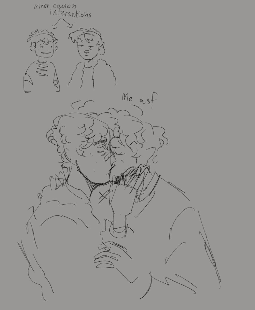 when they when they barely interact in canon 