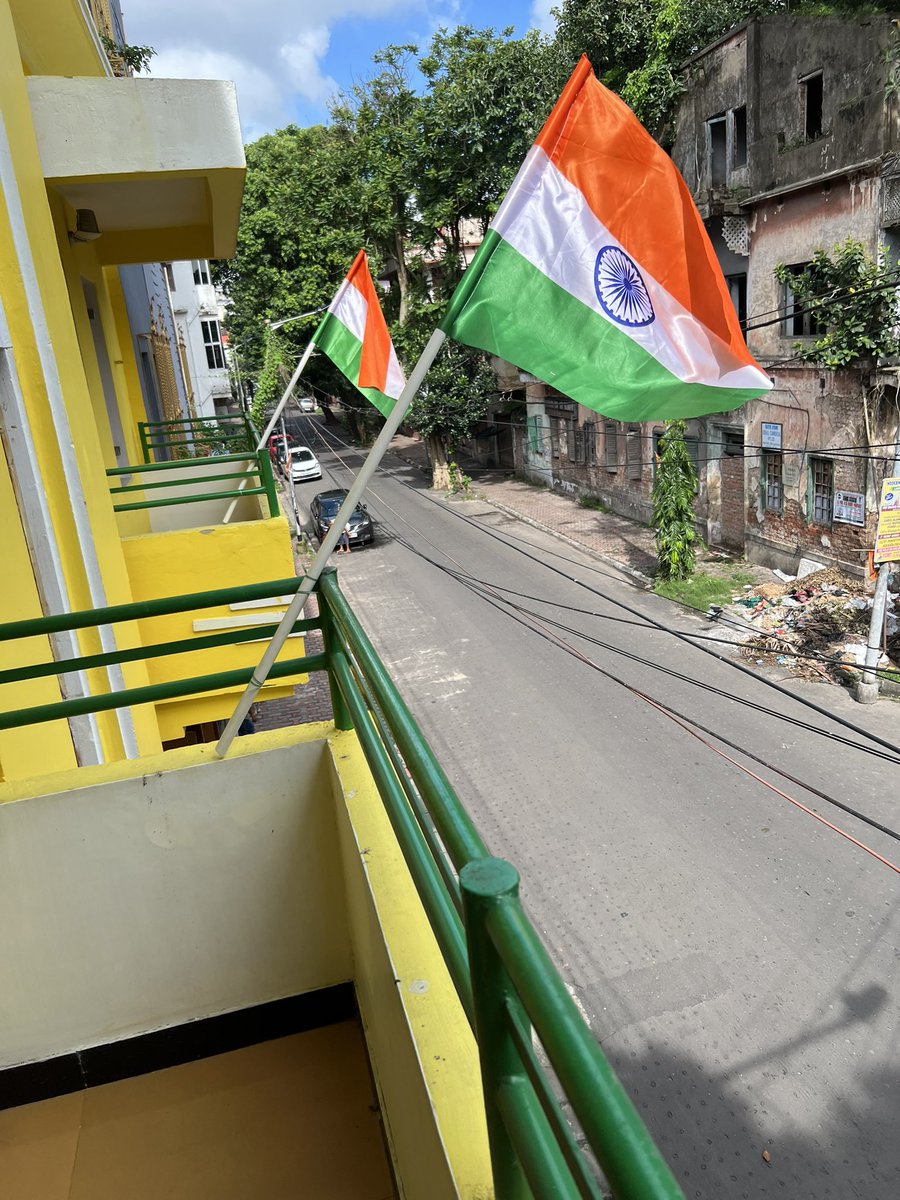 My balcony this morning in Delhi