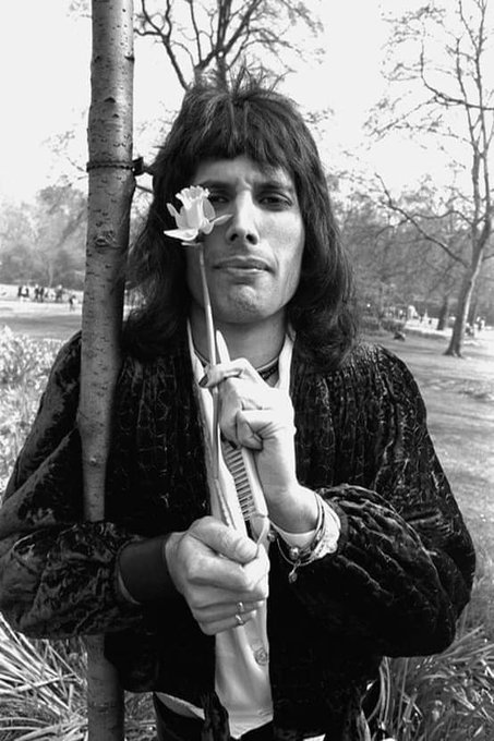 Freddie Mercury in London, 1974.