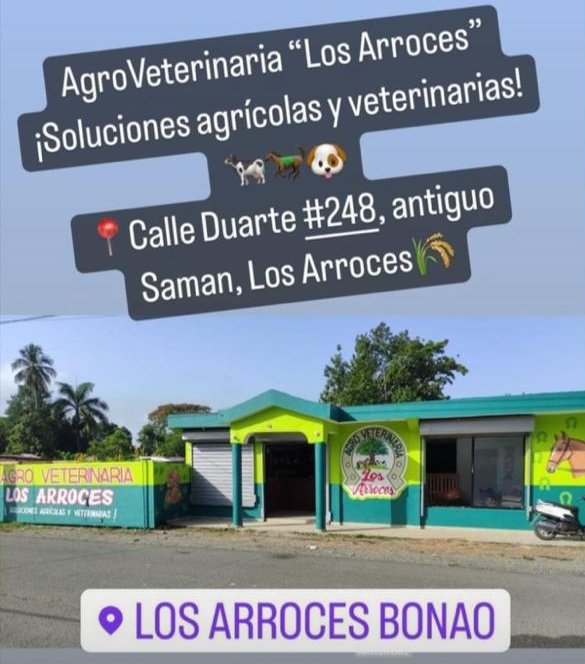 Roniel04's tweet photo. La nueva Agroveterinaria Los Arroces en Bonao 🐎🐄🐖🐕🐇🐕🦜🕊️🐓🦢🐠🌾🌿🌳🌲 https://t.co/dvCHL7zE5z