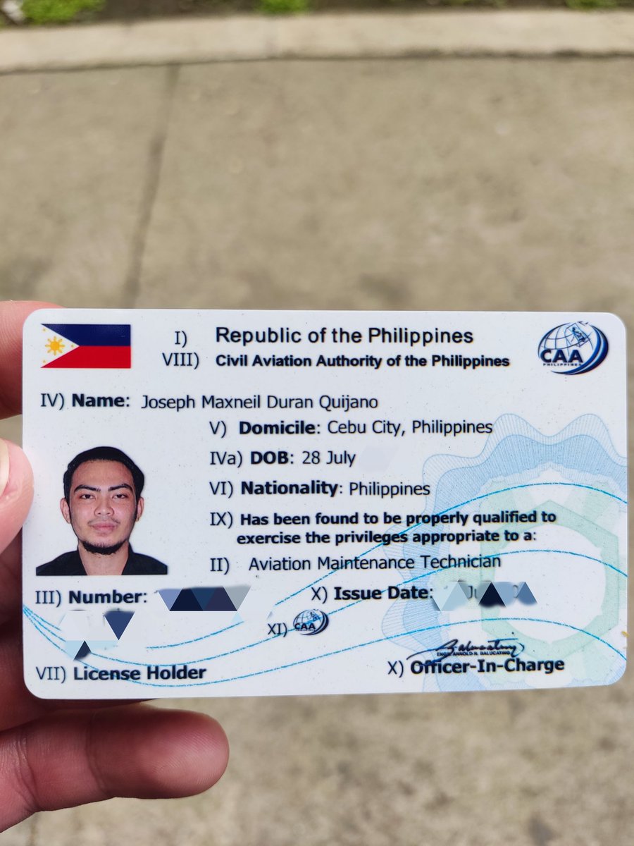 maksniil's tweet photo. Four years ago, I was filled with regret and desperation when I knew that my degree would make it difficult for me to obtain an airman license. Yet, here it is. A simple card but filled with sacrifices and going against all odds. https://t.co/gsWCKKhqEr