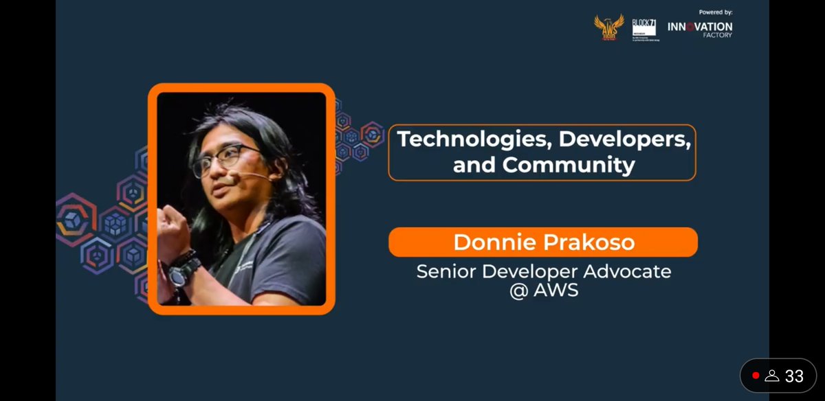 annorawr's tweet image. Pembicara Pertama yang menginspirasi banget Bapak Donnie Prakoso 🔥 @awsugjkt @donnieprakoso #AWSCommunityDay2022 #awsugid #awsugjkt
