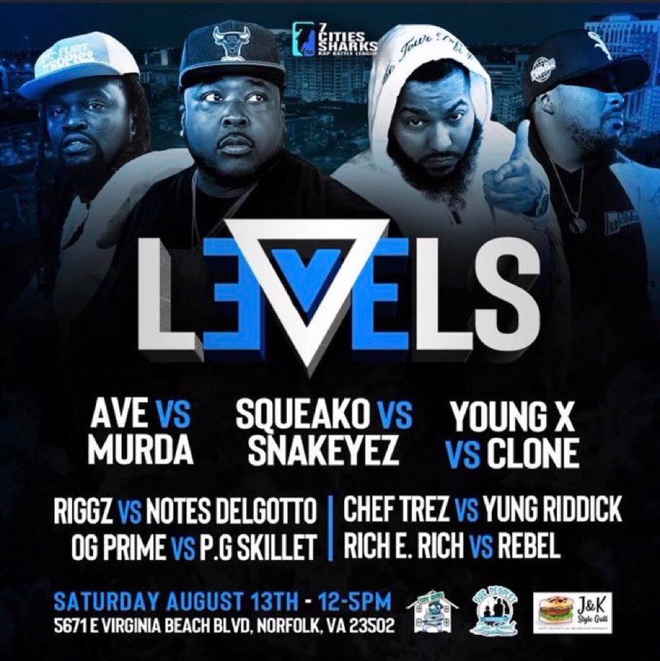 HouseofColors_'s tweet photo. #ThisWeekInBattleRap, @7CITIESSHARKSVA presents #Levels headlined by @Sharkcity_Ave vs @murda_red821 and @GOTGBATTLES presents #GatekeepersIX w/ #ReedDollaz vs @WiseWon410 on Sat. Aug. 13. #HouseofColors #BattleRap #hiphop
@410Rebel @ImKWalker1 @SnakeyezFg @Clone478 @215ENess https://t.co/ymhrAwrjF7
