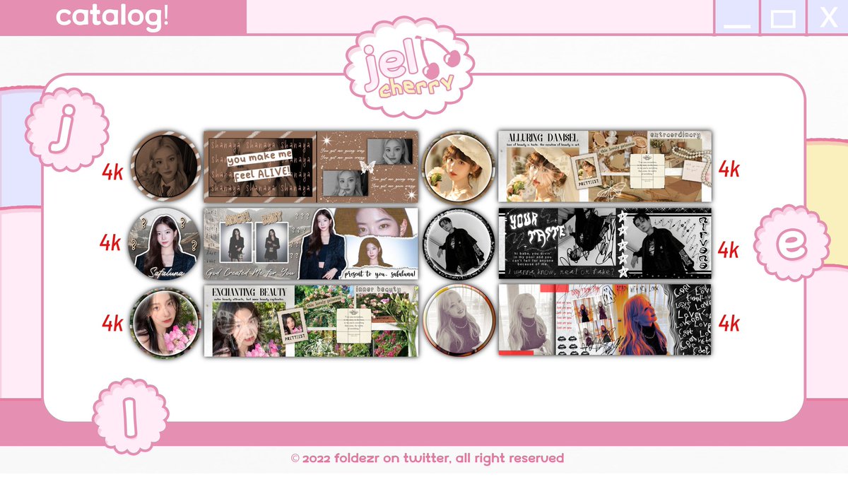 foldezr's tweet image. twitto dwellers, help RT pls? ૮₍ ˃ ⤙ ˂ ₎ა

🐇 :  jel open req layout dengan katalog seperti di bawah ini🌷 PROMO serba 4k buat katalog yang jel tandain di pict! 😆 bisa kirim form mulai hari ini jam 11.00 WIB! 💖 buat info lebih lanjut scroll ⬇️ 

#zonauang #zonaba