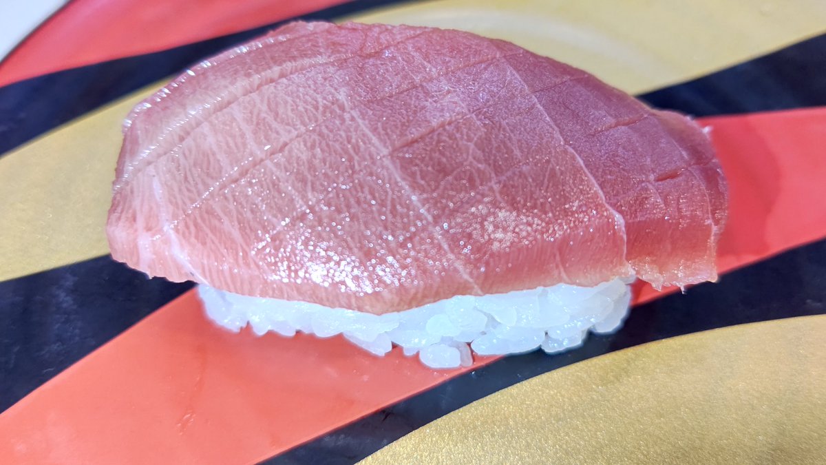 これはブラダマンテの水着が実装すると思ったおじさんが前祝いとして寿司を食いに行ったときの写真 