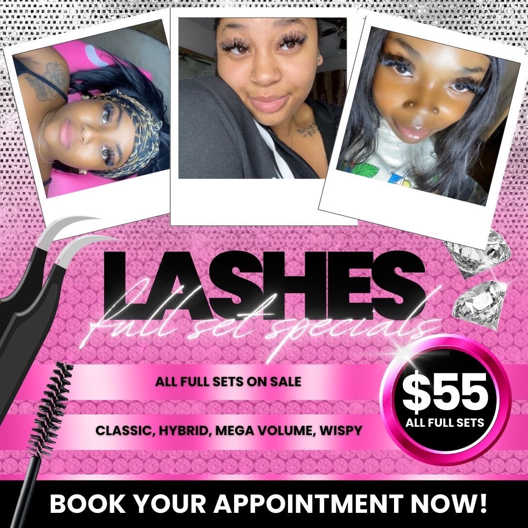 😌 catch this special RIGHT NOW while you can before the price increases! 

#rvalashtech #dmvlashes #804braids #804lashes #757hairstylist #757lashtech #rvalashextensions #rvahairstylist #rvanails #rvalashartist #lashextensions804 #dmvlashes #rvafood #rvasilkpress #rvalashes