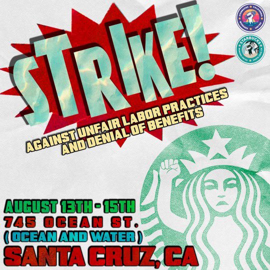sbwuca's tweet image. STRIKE ALERT! Tomorrow in Santa Cruz on Ocean and Water!!! Be there and donate to our solidarity fund: gofund.me/97534dc3