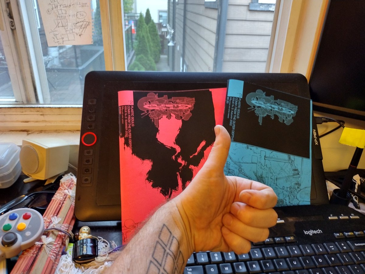mm_mmm's tweet photo. Alright, Proofs are reviewed, approved, and the books should be ready in time for ECCC! Talk about tight; thanks for nothing, Covid. #plasticsouls #makingcomics https://t.co/mIBAZ7GkX7