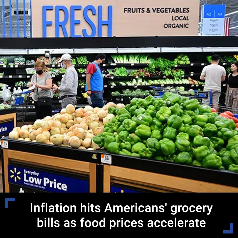 FoxNews's tweet photo. PANTRY PAIN: 'Food prices, and especially costs for food at home, continue to soar, rising at the fastest pace in more than 43 years,' a financial analyst said. https://t.co/WHUQaIA2av https://t.co/AByyR5V2P5