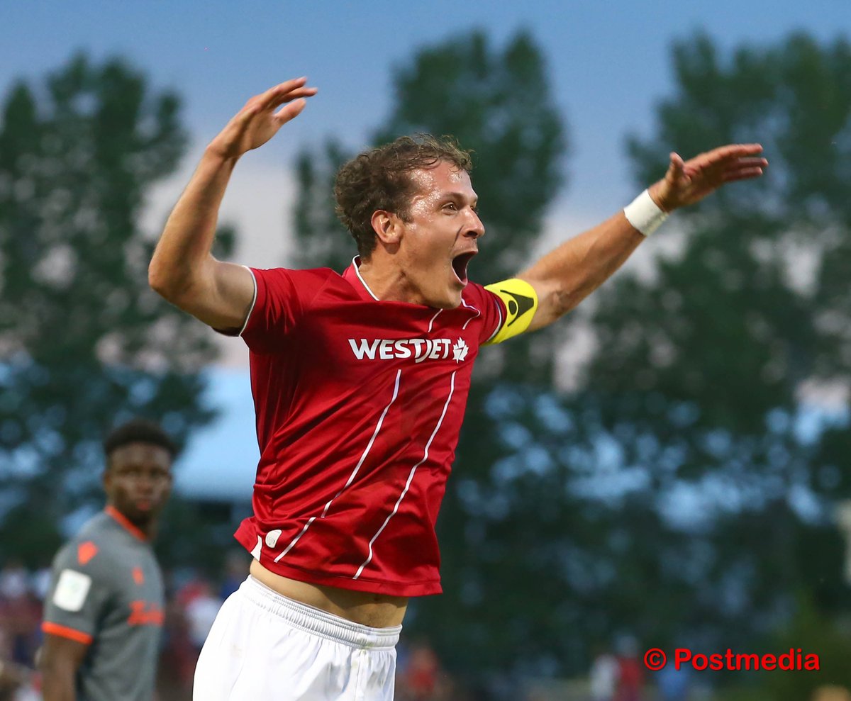 .<a href="/CPLCavalryFC/">Cavalry FC</a> win 2-1 in the final minutes against <a href="/ForgeFCHamilton/">Forge FC</a> on a goal by Mikaël Cantave @tommywheeldonjr was a bit excited on the sideline <a href="/mason_trafford/">Mason Trafford</a> <a href="/joseescalante20/">Jose Escalante 🇭🇳</a> @cpl #whatagame #drama #yyc