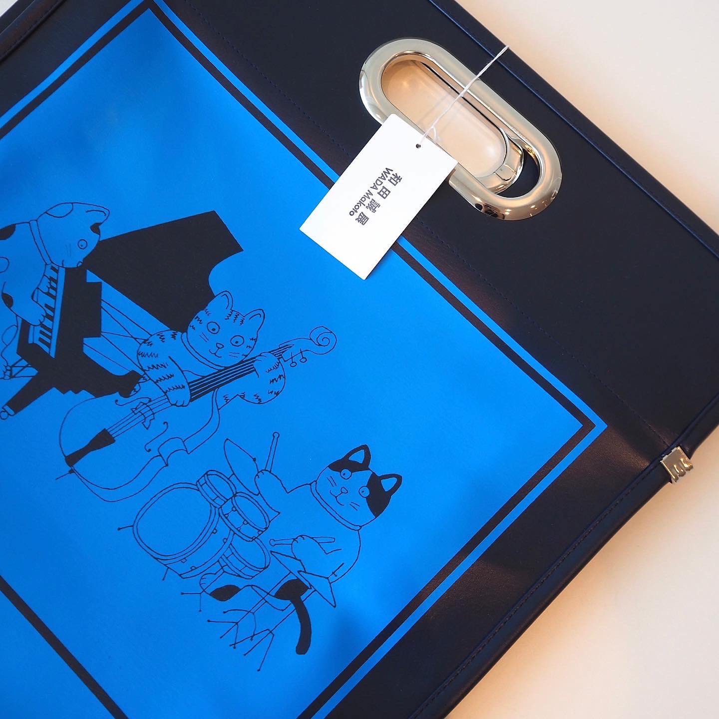 和田誠展 猫のレコードバッグ - メルカリ