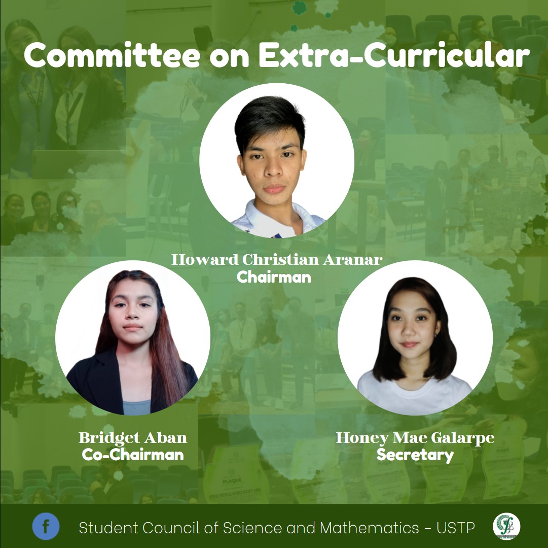 USTP_SCSM's tweet photo. Ola Wizards!

Presenting our newly SCSM Committees namely Extra-Curricular and Socio-Cultural  Year 2022-2023 that will greatly contribute for the welfare of our council. https://t.co/cxZ7XVsbLX