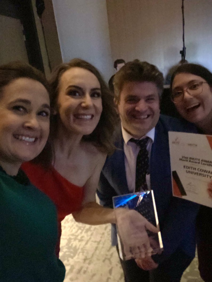 Research and Innovation Project of the Year Winners and Merit Award for Social Impact @inciteawards #inciteawards22 So proud to be working with this incredible team @EdithCowanUni @ninjeska @BrennenMills1 @stephenjbright #uxresearch #seriousgames #aodeducation #digitaltech