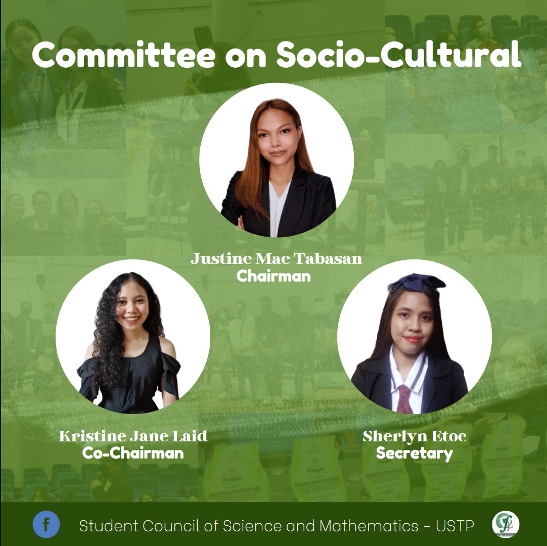 USTP_SCSM's tweet photo. Ola Wizards!

Presenting our newly SCSM Committees namely Extra-Curricular and Socio-Cultural  Year 2022-2023 that will greatly contribute for the welfare of our council. https://t.co/cxZ7XVsbLX