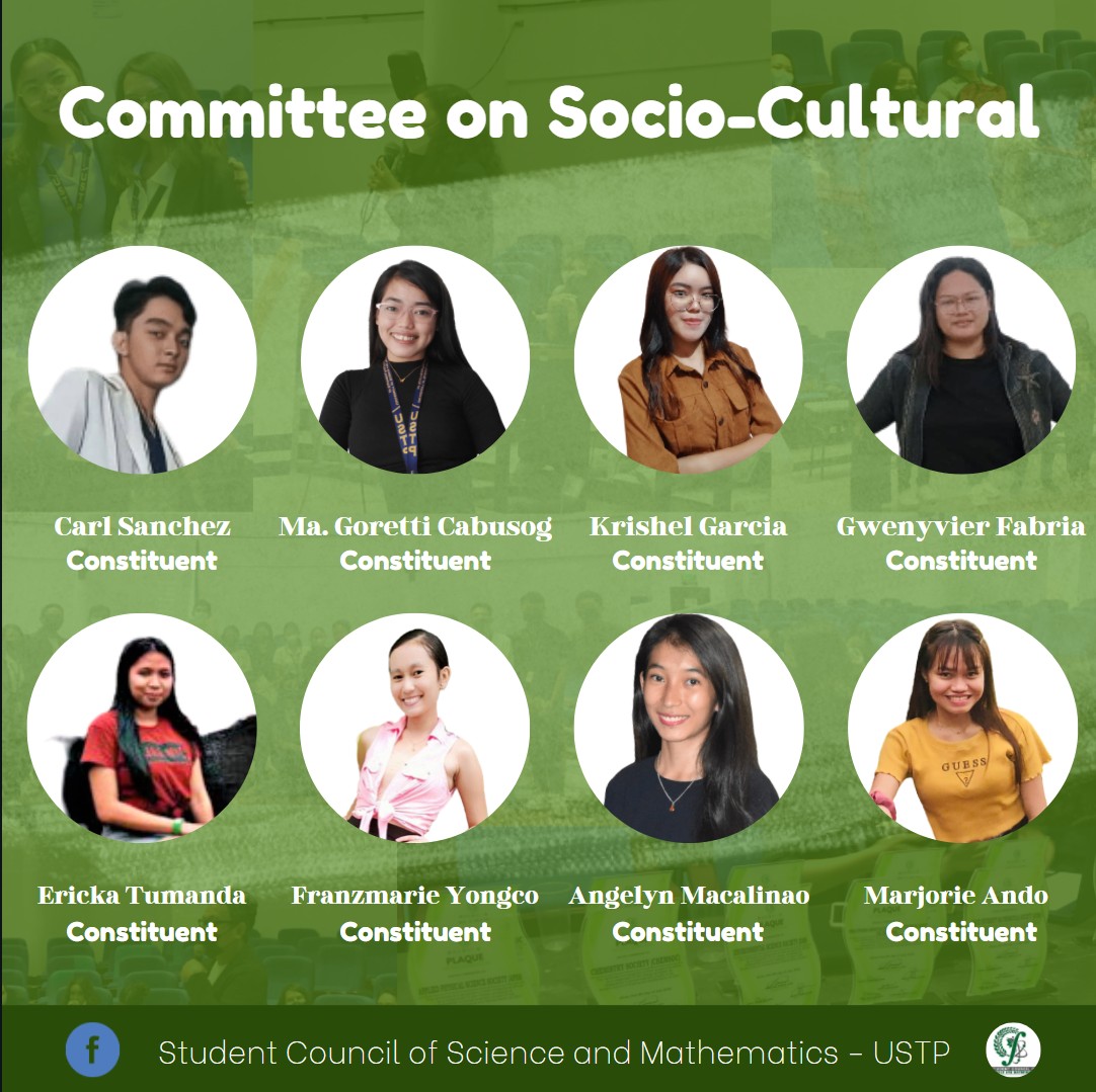 USTP_SCSM's tweet photo. Ola Wizards!

Presenting our newly SCSM Committees namely Extra-Curricular and Socio-Cultural  Year 2022-2023 that will greatly contribute for the welfare of our council. https://t.co/cxZ7XVsbLX