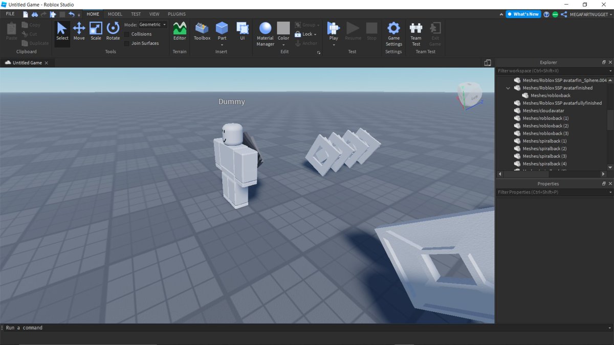 NomrayWhite's tweet photo. @Roblox I shall make one accessory every day until you let me make UGC! https://t.co/uMmPeOgr47