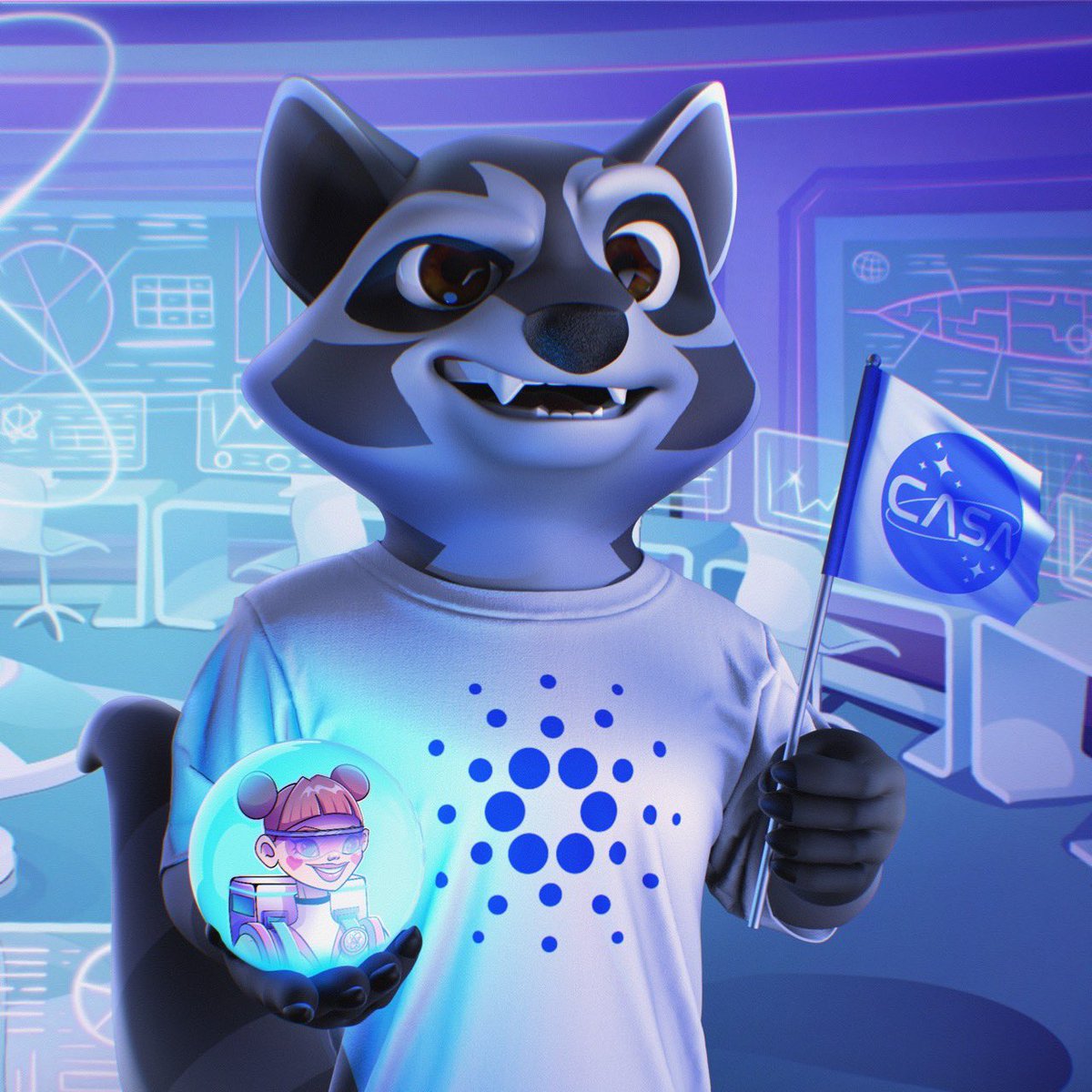We wish our friends at <a href="/RaccoonSyndicat/">Raccoon Syndicate</a> best of luck for their upcoming mint. 🚀💯

You did exceptional during the CASA space training &amp; we know you're 100% ready for the moon. 🦝🌕

#cnft #cnfts #cnftcommunity #cnftdrop #nft #raccoon #casa