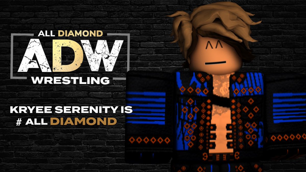 ADWRBLX's tweet photo. Rising star in Roblox wrestling Kyree Serenity is #AllDiamond 

( @ChillinKyree ) https://t.co/Ku9UOhRaLM