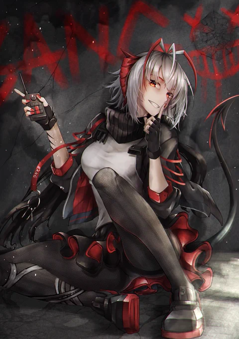 待ち伏せW表情差分の全体図はコチラ ↓pixiv =  #明日方舟 #アークナイツ 