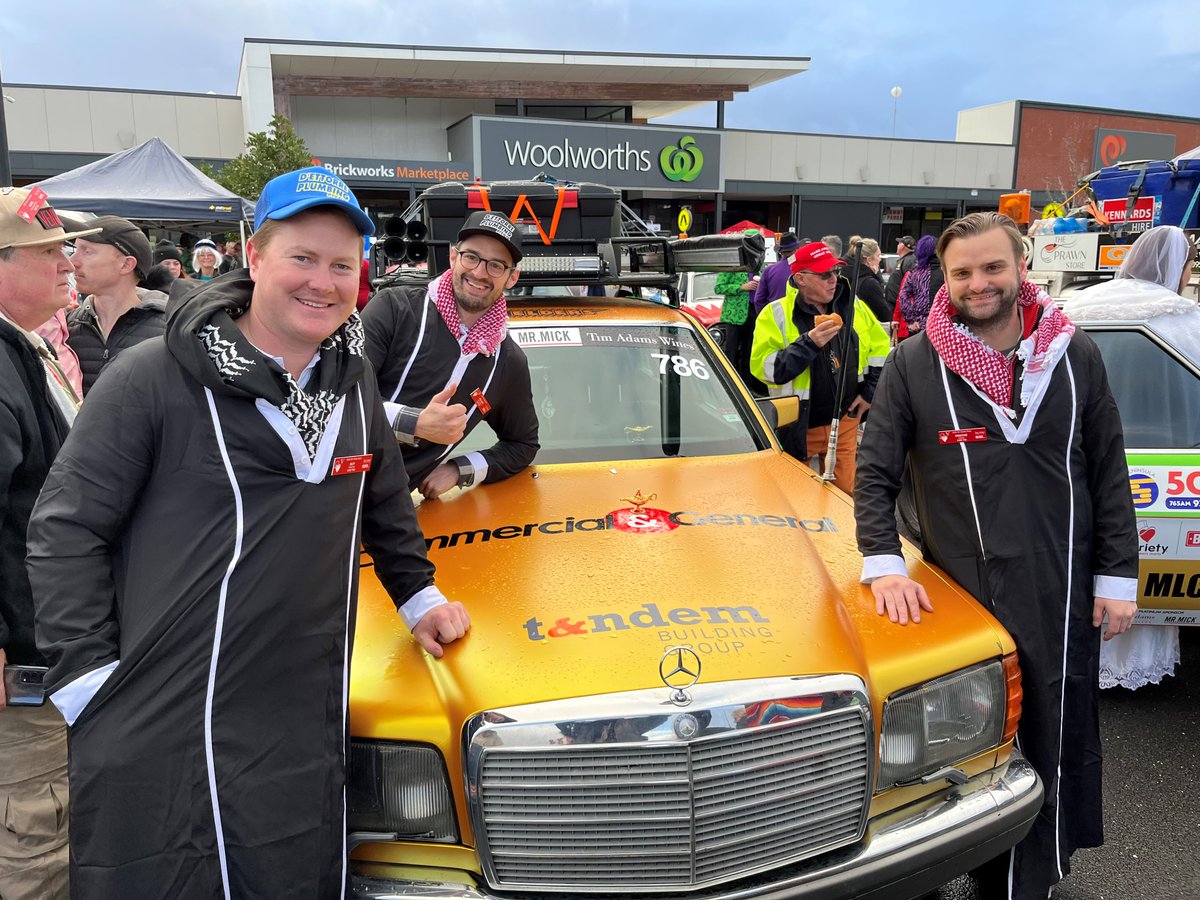 Straight out of a scene in Aladdin but with no magic carpet (a 1988 Mercedes 420SEL will do) and no magic lamp to rub when it comes to raising money for kids in need. Instead our Variety Bash team has hit the road today supported by many businesses who have donated generously.