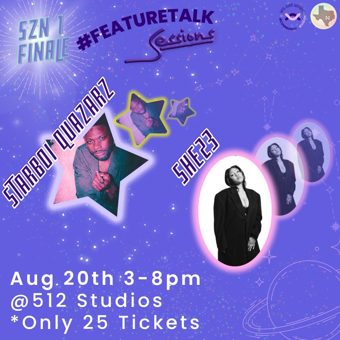 Brenna_inc's tweet photo. #FEATURETALK Sessions Sponsored by @NEAR_ATX . Two AMAZING musicians will be presenting. Grateful for the opportunity to build with other people. “WE ARE MUSIC” - @Uni_io_ https://t.co/MxBVYukyru