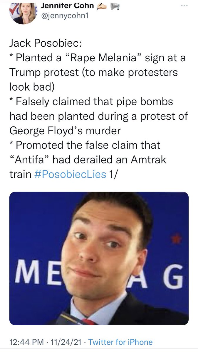 18/ You didn’t think the whole psyop demonizing “Antifa” happened organically did you? IMO, it was likely one of Posobiec’s assignments.