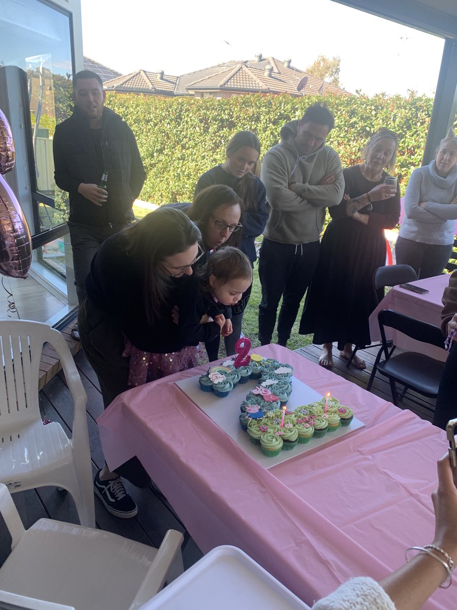 This little girl is 2 - proud dad - proud pop -