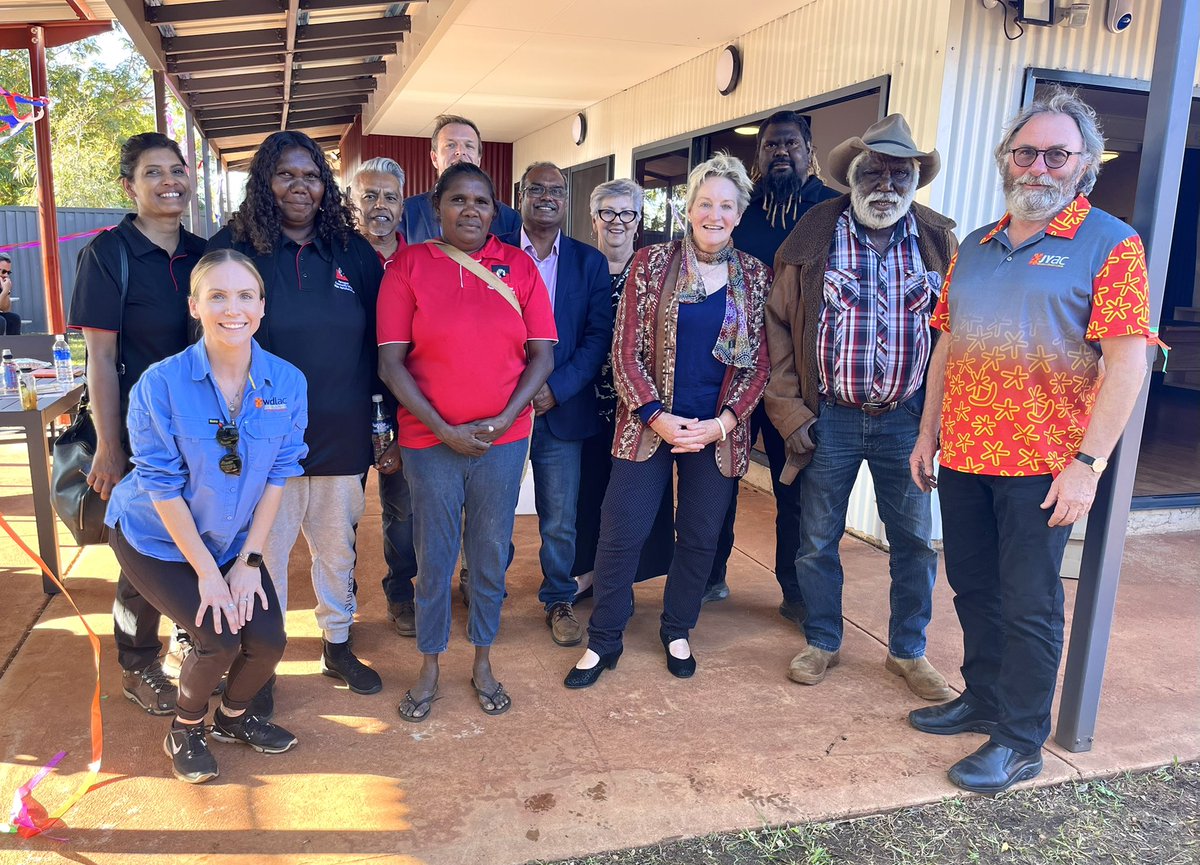 AlannahMac's tweet photo. Fantastic to celebrate the new Martu residential facility in Newman, allowing kids from remote communities have a strong high school education while staying on country. A $4 million investment from the McGowan Government, with @bhp generously contributing to the housing stock 🙌 https://t.co/Y8BSAo1CW4
