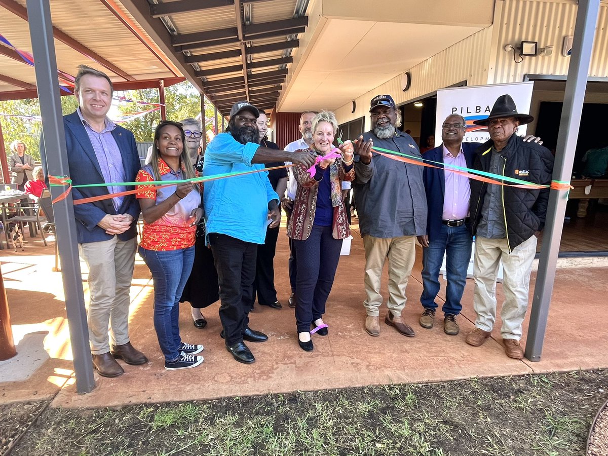 AlannahMac's tweet photo. Fantastic to celebrate the new Martu residential facility in Newman, allowing kids from remote communities have a strong high school education while staying on country. A $4 million investment from the McGowan Government, with @bhp generously contributing to the housing stock 🙌 https://t.co/Y8BSAo1CW4