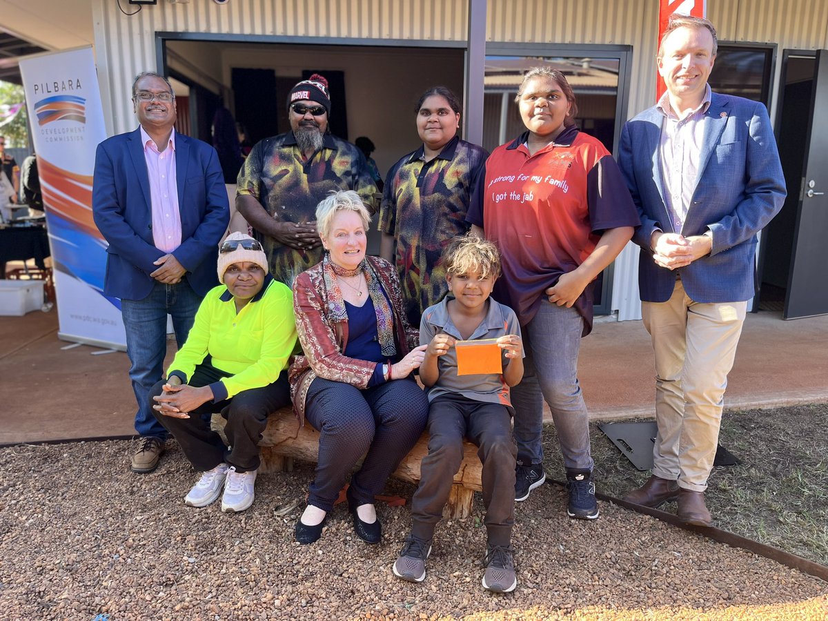 AlannahMac's tweet photo. Fantastic to celebrate the new Martu residential facility in Newman, allowing kids from remote communities have a strong high school education while staying on country. A $4 million investment from the McGowan Government, with @bhp generously contributing to the housing stock 🙌 https://t.co/Y8BSAo1CW4