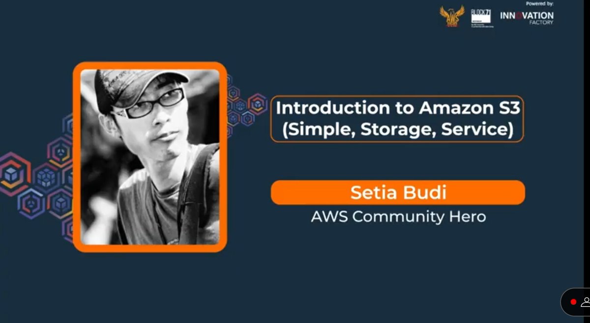 annorawr's tweet image. Pembicara Kedua yang dari Bapak Setia Budi selaku AWS Community Hero, dia juga salah satu dosen di Banding 🔥😎 @awsugjkt @donnieprakoso #AWSCommunityDay2022 #awsugid #awsugjkt