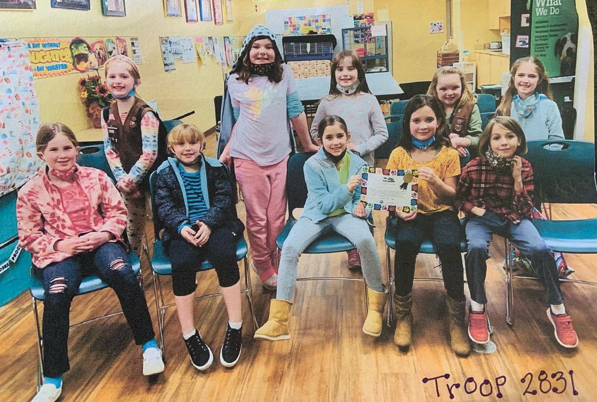 SendingSmilesAA's tweet photo. THANK YOU Girl Scouts Troop 2831!! #smilemakers #2sischarity #sendingsmiles2sis #kidsmakingadifference https://t.co/msPnjtMO7i