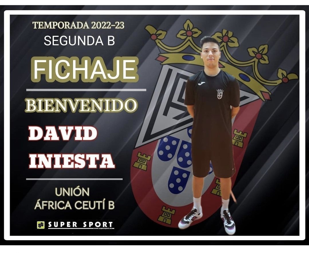 CDMURCIA_FS's tweet photo. Hoy queremos felicitar a nuestro ex-jugador y gran amigo @DavidIniesta21 por su fichaje por el @ua_ceuti de 2b‼️

Te deseamos lo mejor de corazón y seguro que consigues todo lo que te propongas🤗

Un abrazo muy fuerte amigo💯 https://t.co/6dVHfotpUC