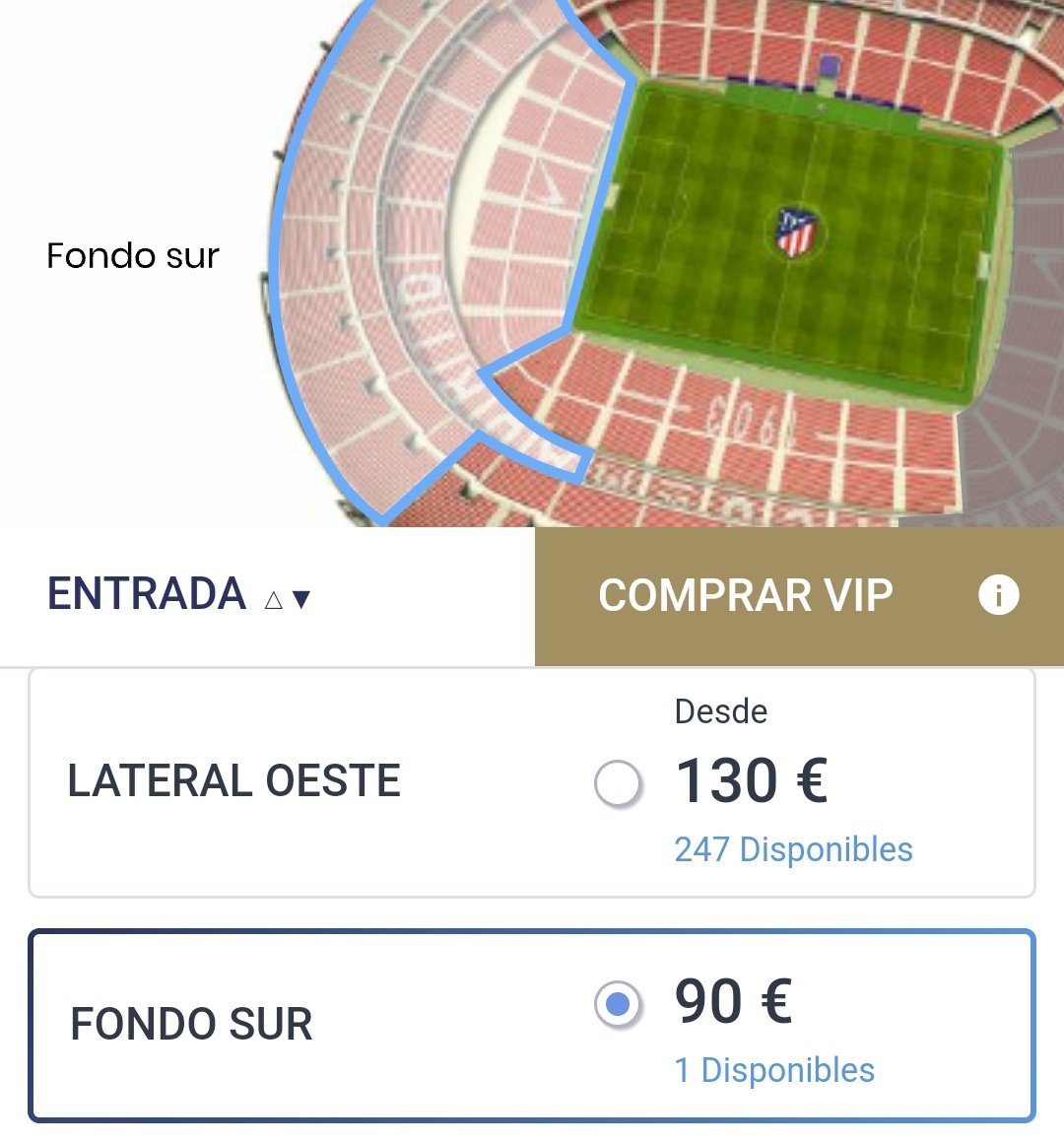 AtleticoRebelde's tweet photo. Precios abusivos para el derbi madrileño
90€ la más barata, arriba del fondo
Sin tener puesto el partido, día y hora
La "evolución y crecimiento" del @Atleti es expulsar al hincha de toda la vida
#DilesQueSeVayan
#OdioEternoAlFutbolModerno https://t.co/dB3VEmDP9o
