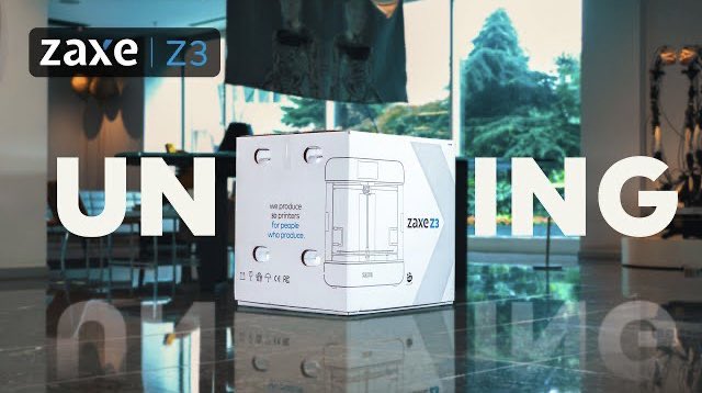 Zaxe3D's tweet photo. Zaxe Z3 unboxing video is now on Youtube.  Click the link to watch the video.
https://t.co/xLs730l5xn https://t.co/trV62DjxnU