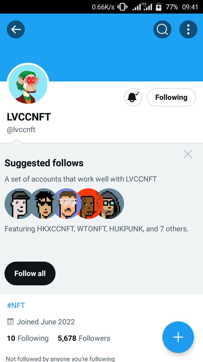 AdeyeyeBarnty's tweet photo. @lvccnft Not only following but with all notification on. Much love boss @lvccnft https://t.co/kTBpKJD9ON