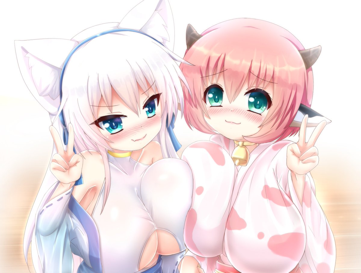 「ズリの日なのでシロちゃんと久しぶりのメグちゃんえちちCG作りました!差分はPix」|カネネコ🎨イラスト仕事準備中 Commission will openのイラスト