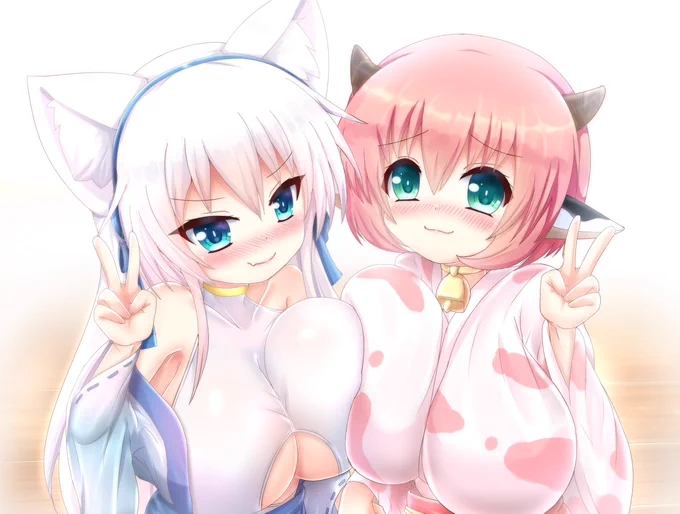 ズリの日なのでシロちゃんと久しぶりのメグちゃんえちちCG作りました!差分はPixivやサブ垢にあります!チェックしてください! 