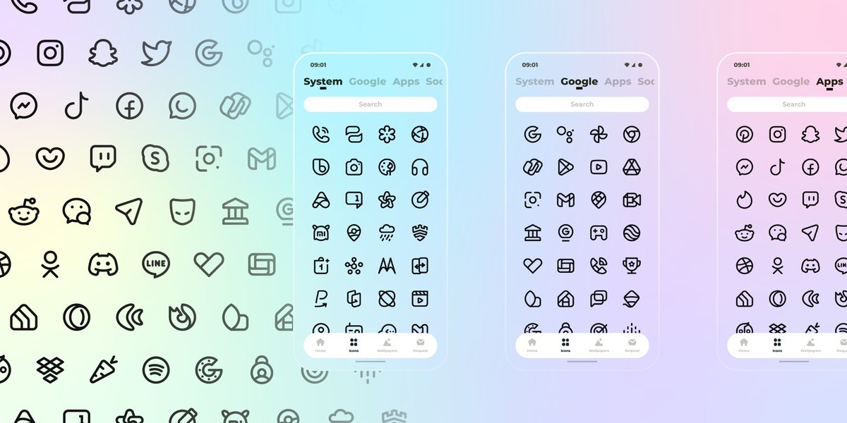 lkn9x's tweet image. NYON LIGHT &amp;amp; DARK #iconpack now live on Play Store!!! 🤩🥳

Get it now!!!
NYON LIGHT: bit.ly/nyon_light
NYON DARK: bit.ly/nyon_dark

5 Lucky retweets and comments will get a free promo code when launched🤩🎁