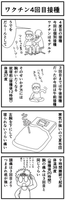 今日のトレ 降雨により早朝ジョギングなし。  それだけじゃなんなので  コロナワクチン4回目接種経過報告ー