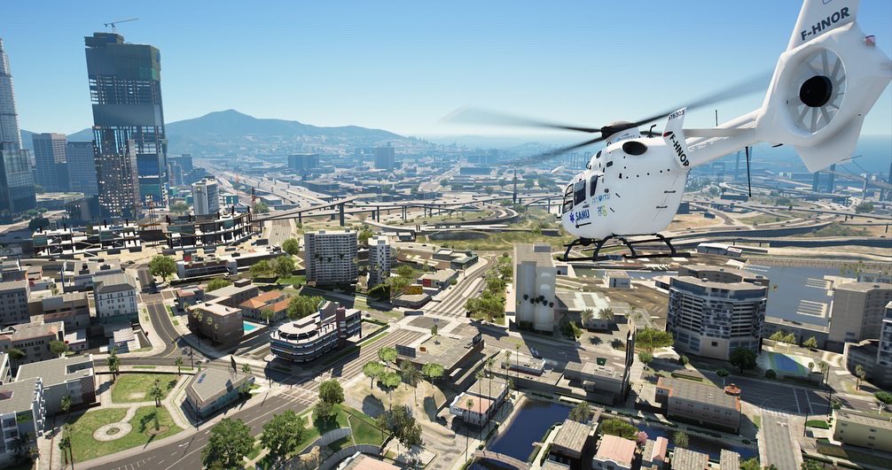 GrandParisRP's tweet photo. Le Samu aussi est sur Grand Paris Rp

————— 

#fivem #samu75 #urgence #intervention #gta https://t.co/KeGfTji9NT