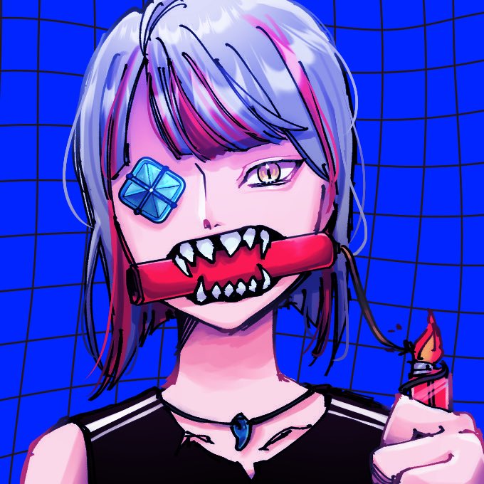 リプ来た3つの絵文字でキャラデザするのtwitterイラスト作品