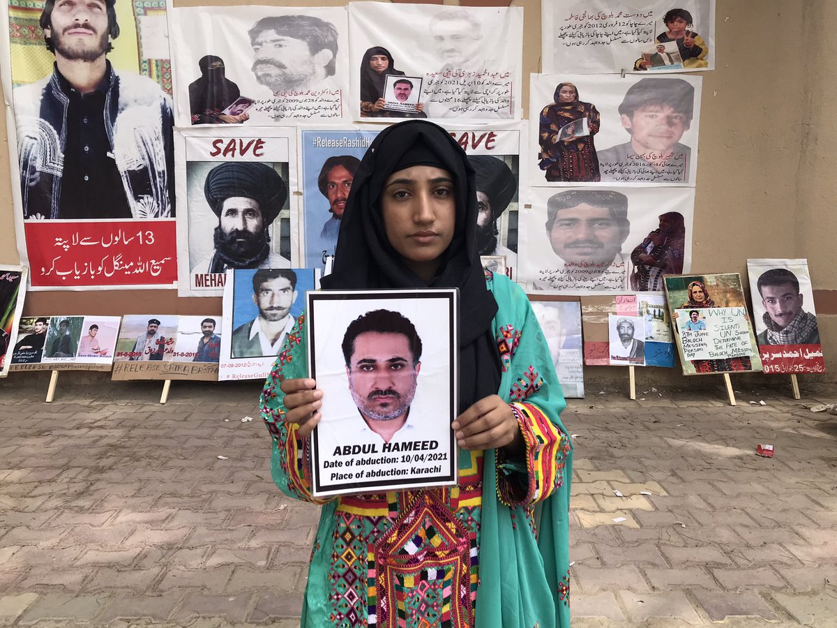 saeeda_hameed's tweet photo. Stop Diappearances Now .

#ReleaseAbdulHameedZehri #RedZoneSitInProtest #ReleaseBalochMissingPersons #StopBalochGenocide https://t.co/mGHq4f4JwU