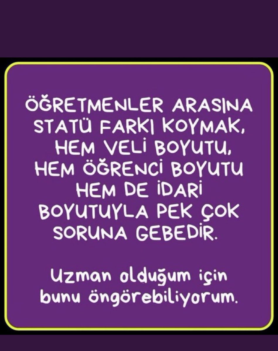 Eltmissozlem's tweet photo. #ogretmenlerdiyorki https://t.co/5H87tZ7KWe