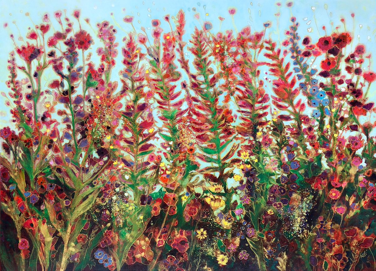 Keli Clark’s paintings are a colourful depiction of late summer 🌞